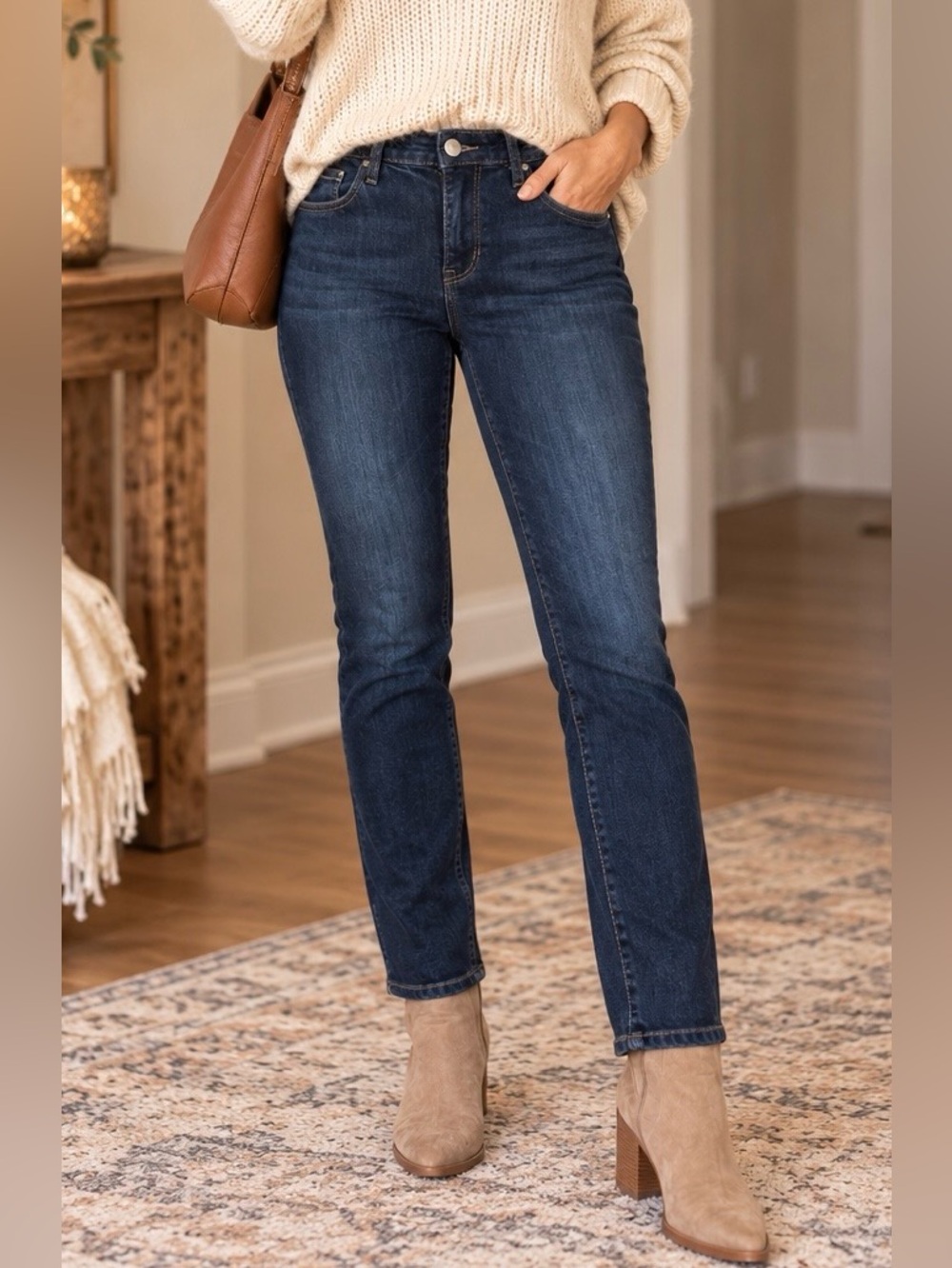 Universal Thread High Rise Skinny Jeans Dark Wash Denim Size 10/30R